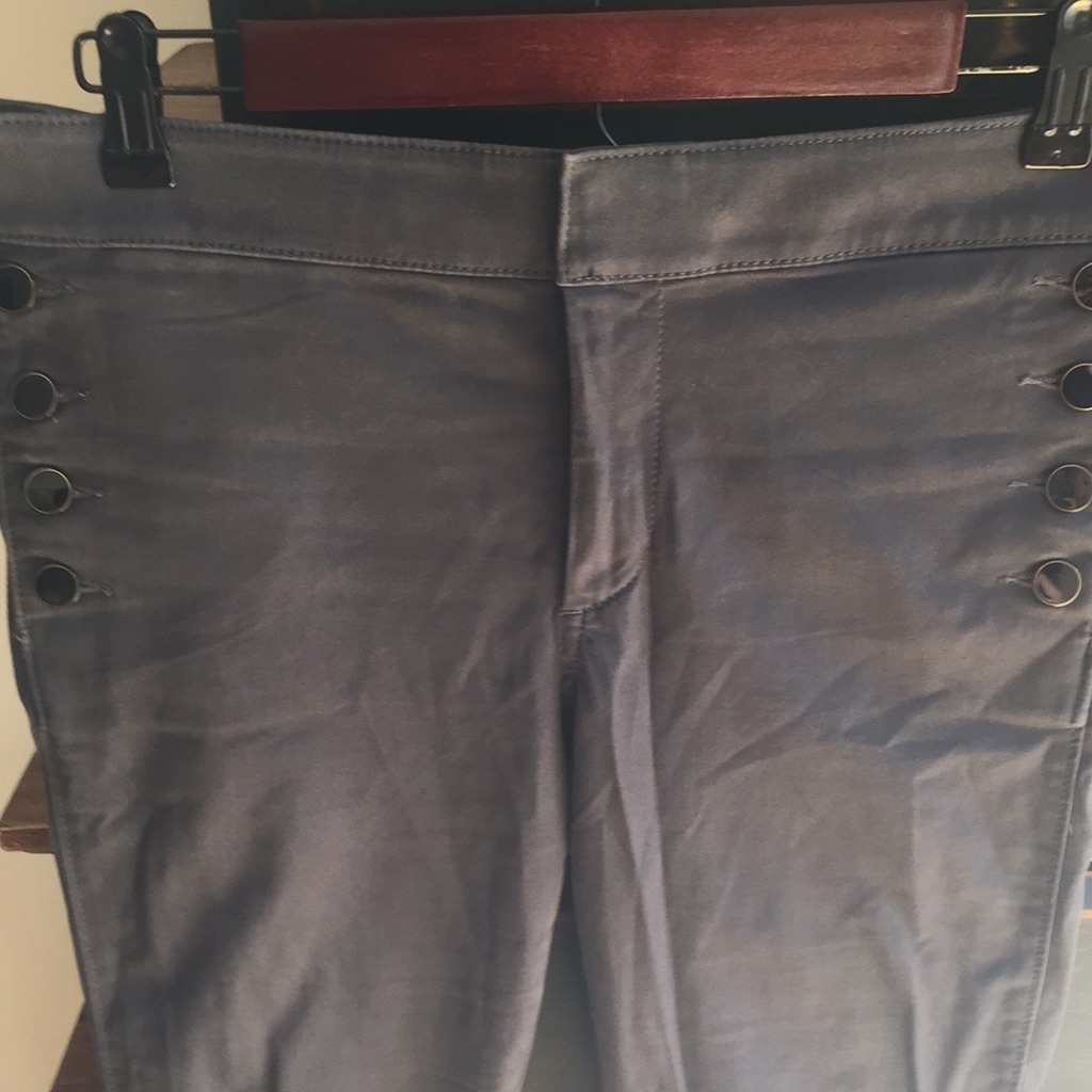 Loft Sailor Pants. Gray Size 8p Marisa